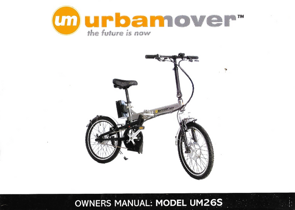 UM26S User manual and Instructions Urban Mover