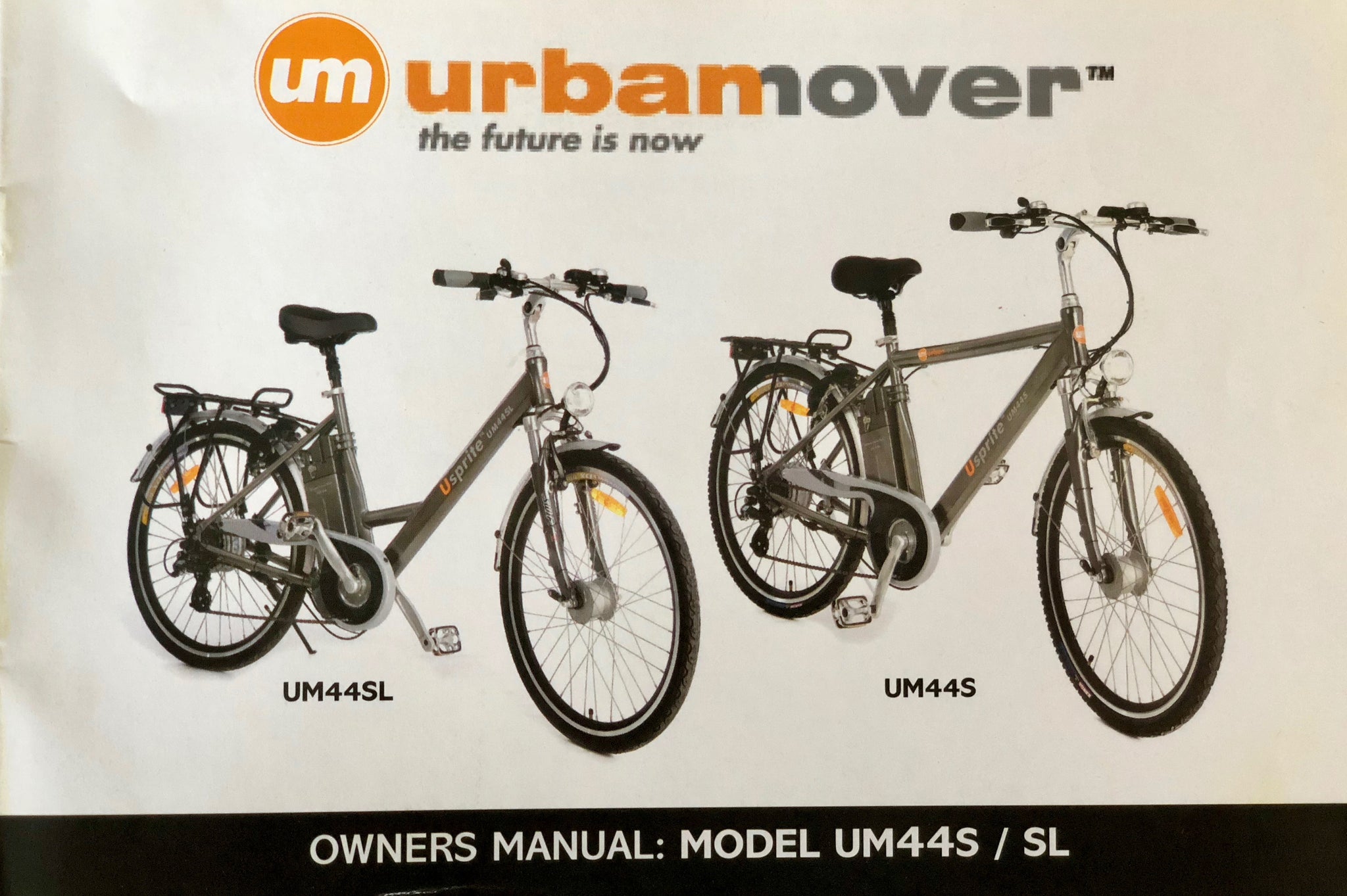 urban mover electric bike UM44S and UM44SL User Manual
